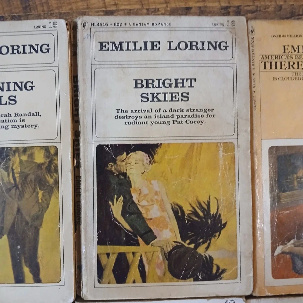 Lot of 9 Vintage Emilie Loring Books Paperback 1960s‎ Printing Romance READ
